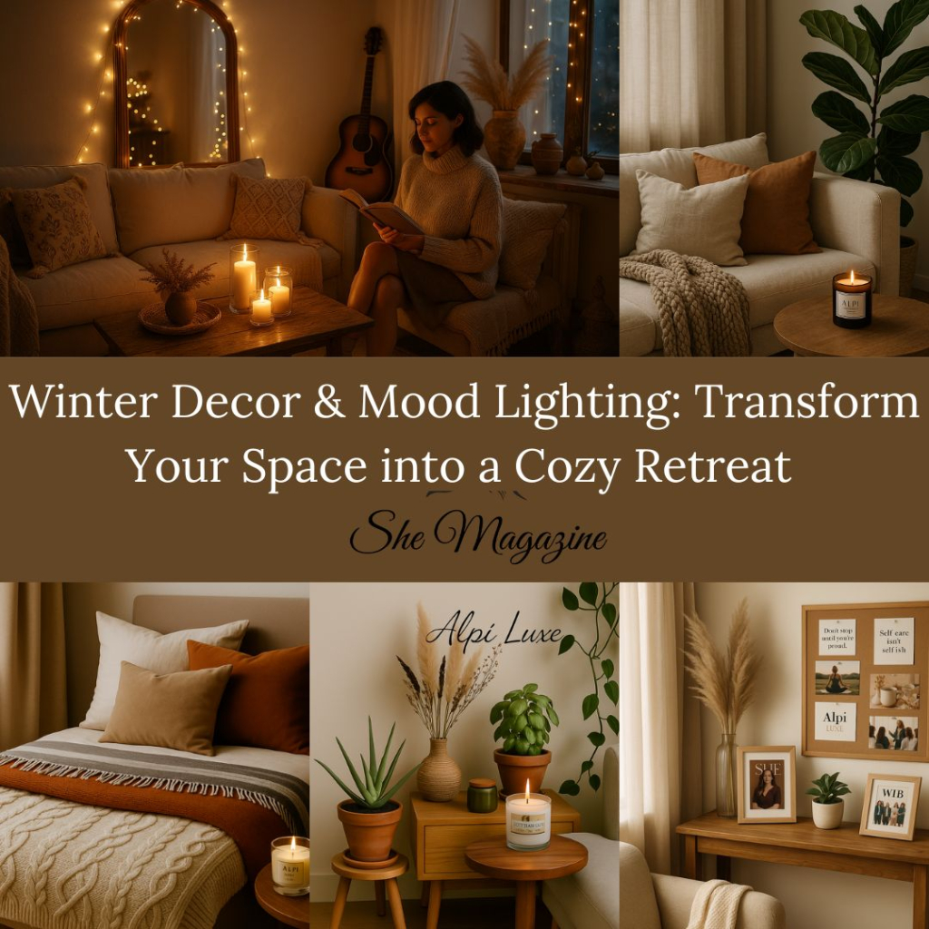 Winter Decor & Mood Lighting: Transform Your Space into a Cozy Retreat